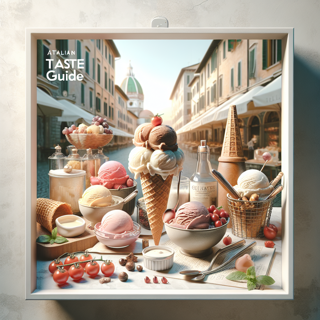 A variety of ice cream cones and desserts arranged on a table, featuring different flavors and toppings.