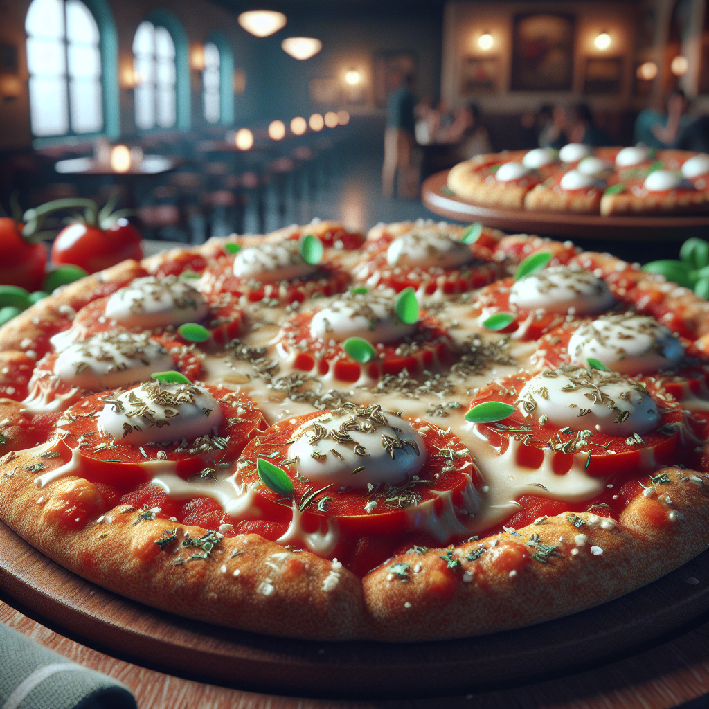 Delicious gluten-free mini pizzas topped with tomato sauce, mozzarella cheese, and oregano.