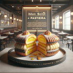 Delicious Mon Sciù di Pastiera pastries filled with lemon curd and Neapolitan pastiera filling.