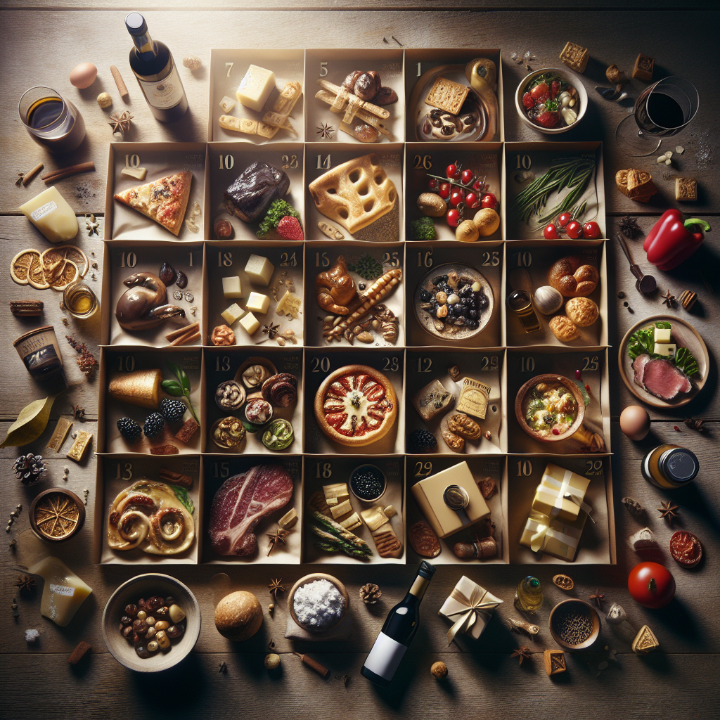 Italian traditions,gastronomic advent calendars,culinary celebration