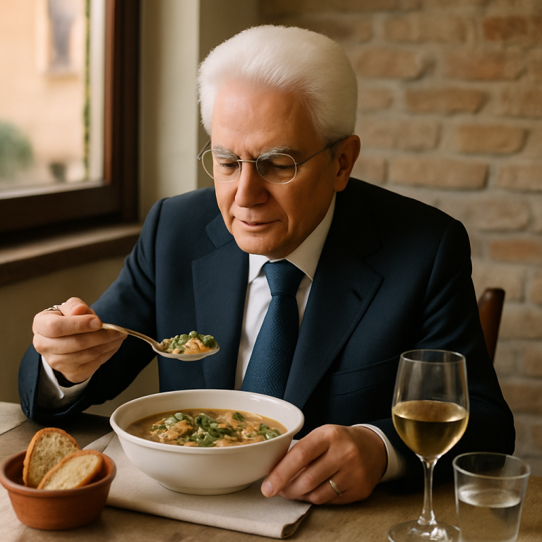 Cucina Italiana,Sergio Mattarella,Zuppa Etrusca
