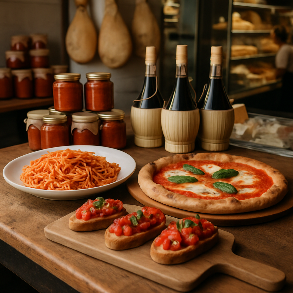 Italian food,Prague,grocery stores