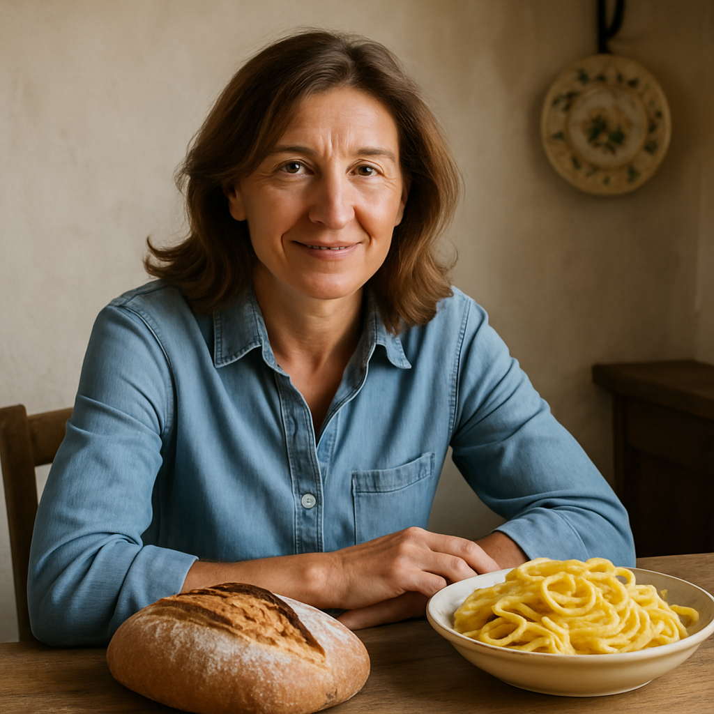 Stefania Belmondo,Italian cuisine,bread and pasta