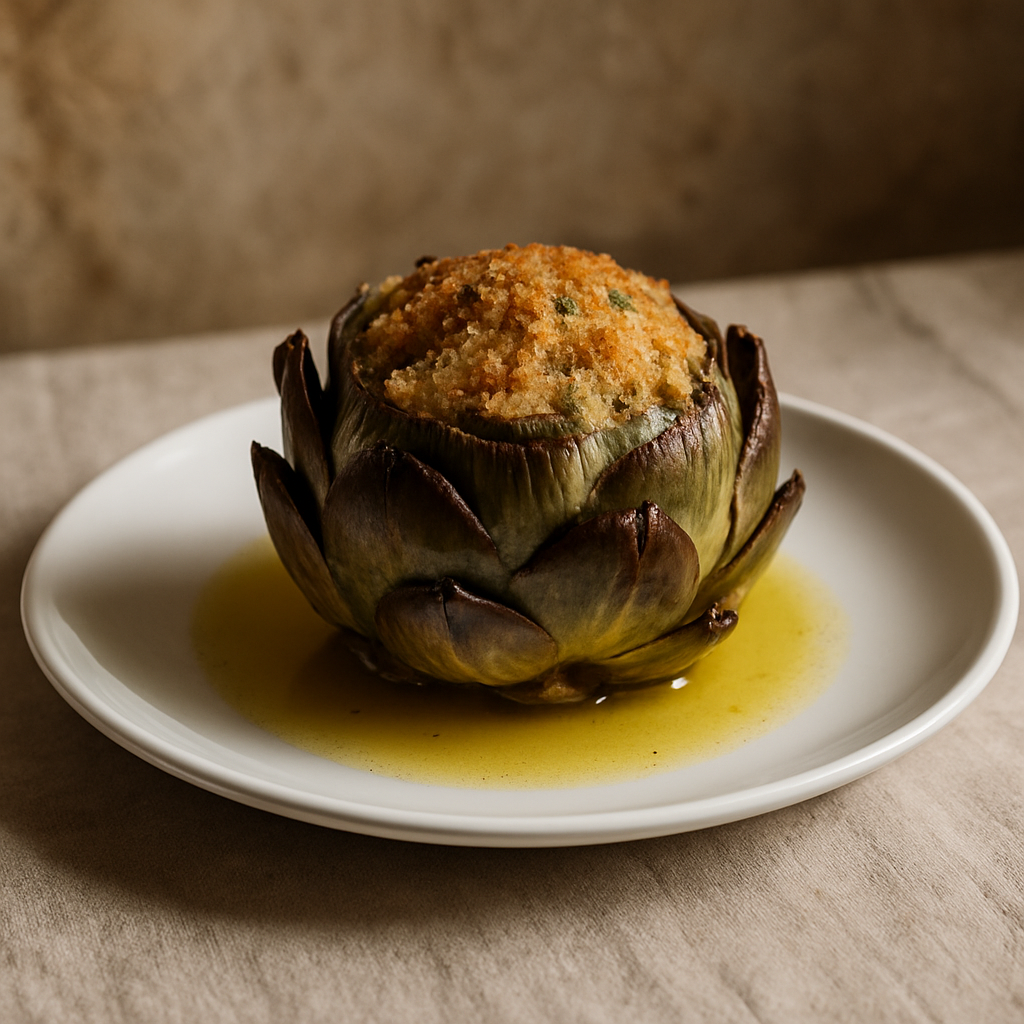 carciofo ripieno,Pietro Zito,cucina italiana