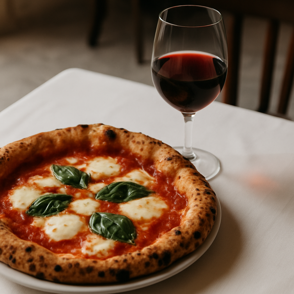 pizza napoletana,wine pairing,Italian culinary culture
