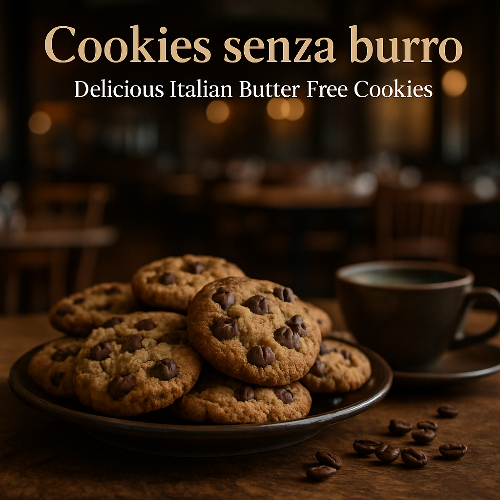 Italian butter-free cookies with chocolate and coffee.