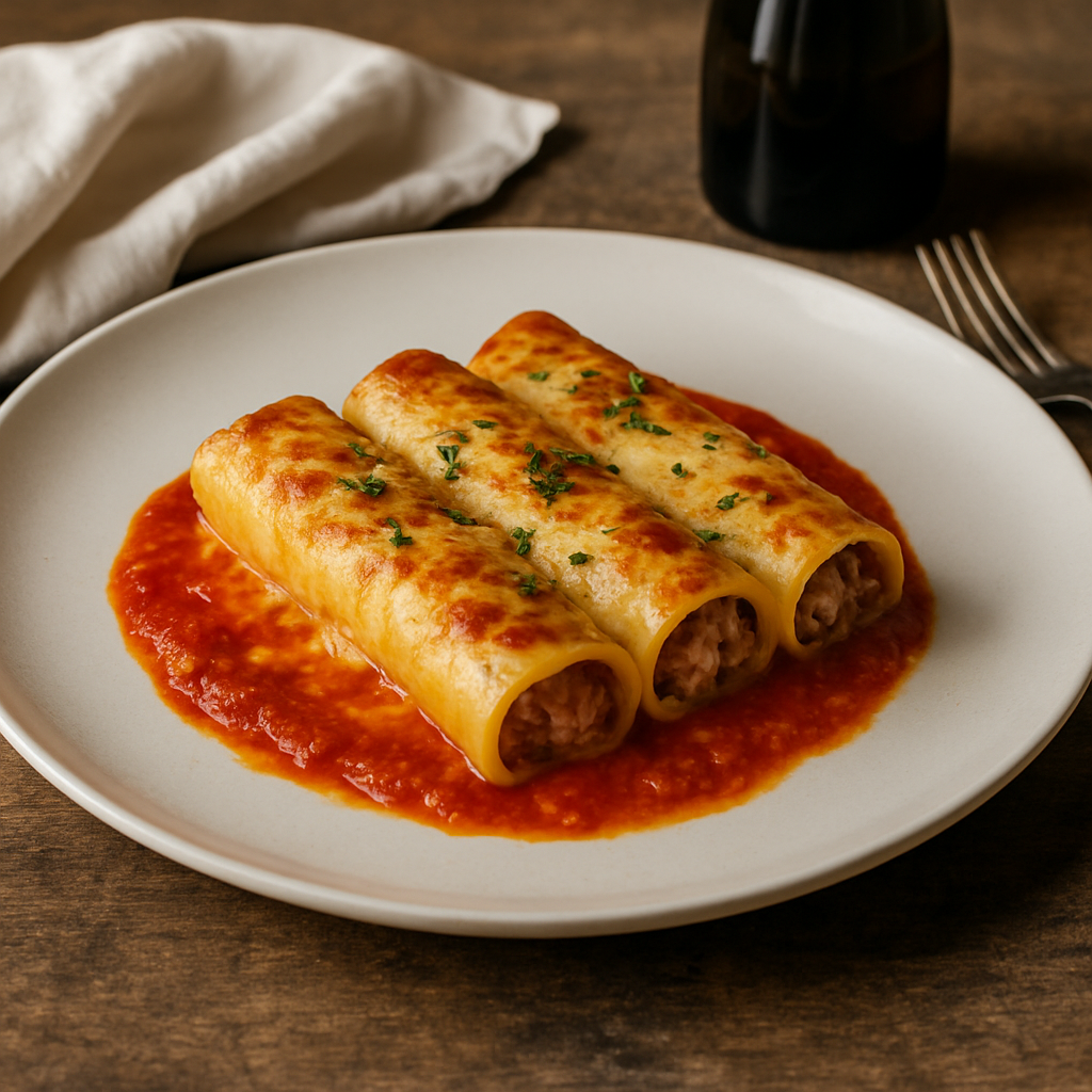 cannelloni recipe,Michelin chef,Italian cuisine