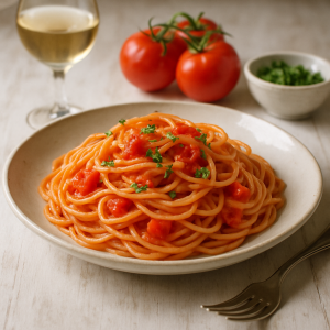 spaghetti di riso,ricette italiane,cucina italiana