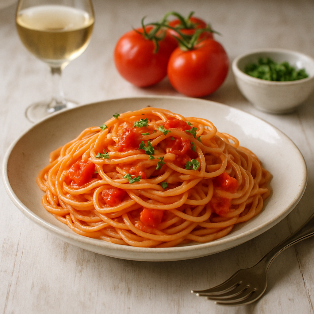 spaghetti di riso,ricette italiane,cucina italiana