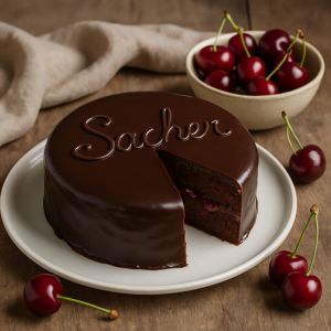 Sacher di ciliegie,Italian dessert,La Cucina Italiana