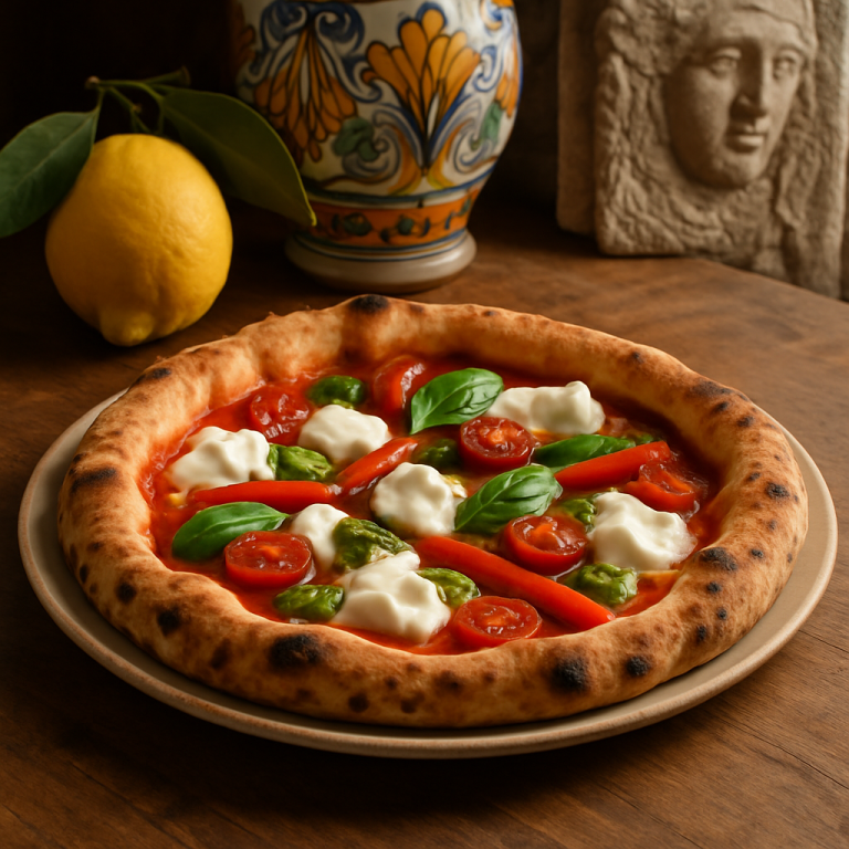 Sicilian Pizza,Contemporary Cuisine,Authentic Ingredients