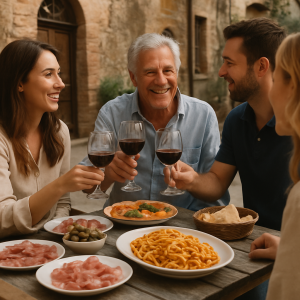 Italian food culture,conviviality,lifestyle