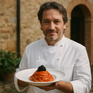 Spaghetti al pomodoro,Chef Matteo Temperini,Cucina Italiana