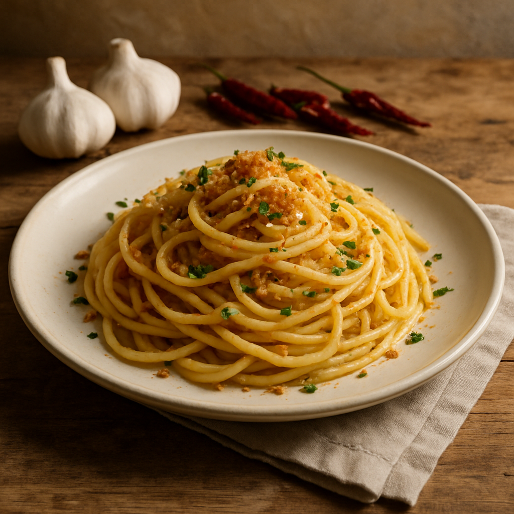 Spaghetti alla San Giuannin,Pugliese recipe,Mediterranean cuisine