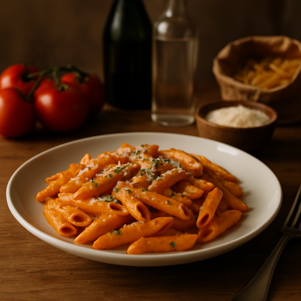 cucina italiana,pennette alla vodka,Italian recipes
