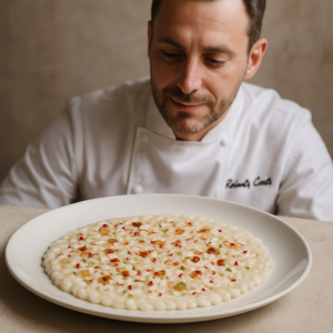 risotto,Italian cuisine,chef Roberto Conti