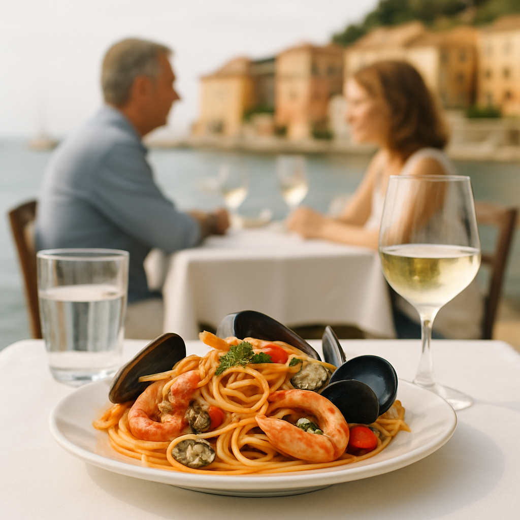 Italian cuisine,spaghetti allo scoglio,traditional dishes