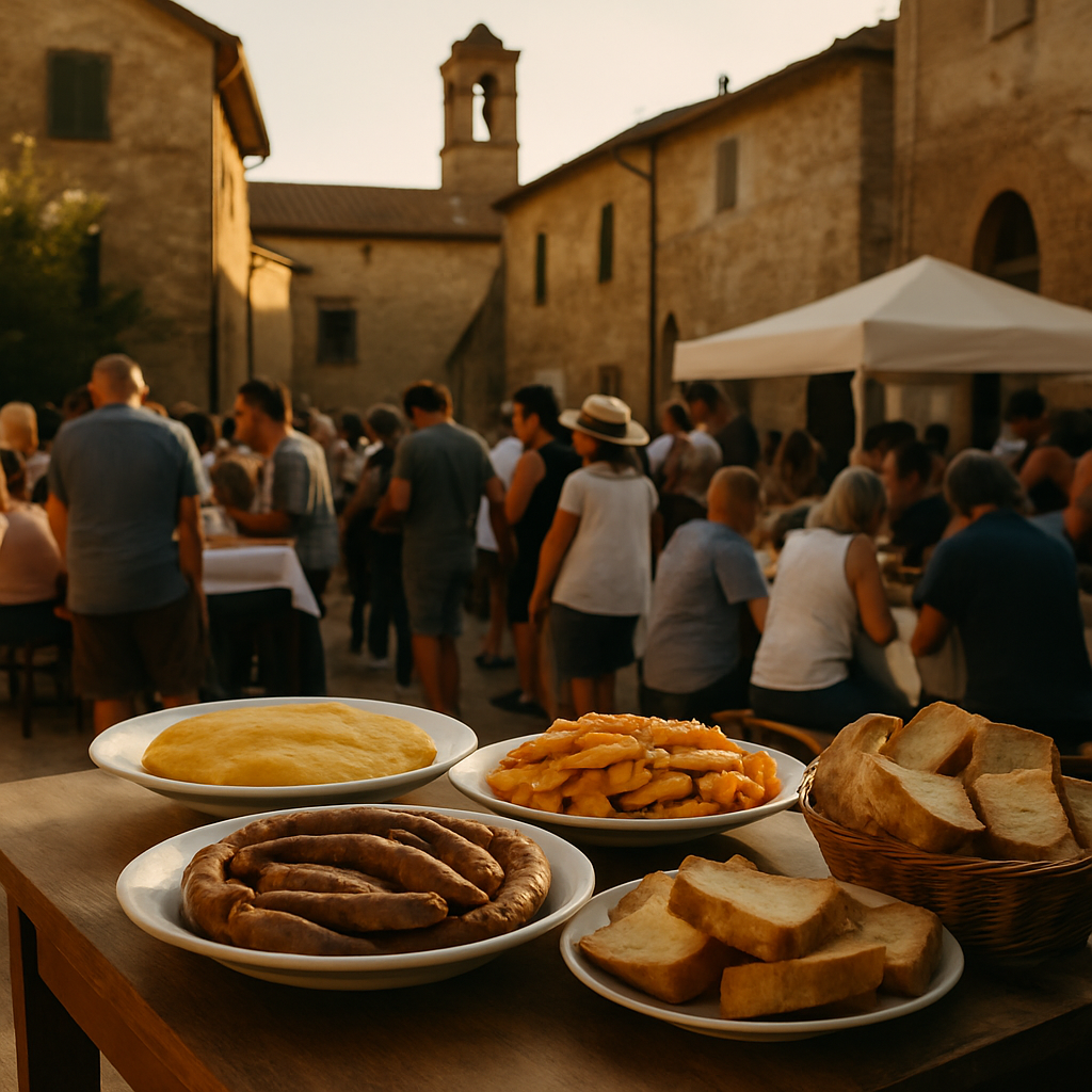 Italian food festivals,culinary events,village food culture