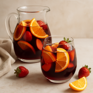 sangria analcolica,ricette estive,bevande italiane